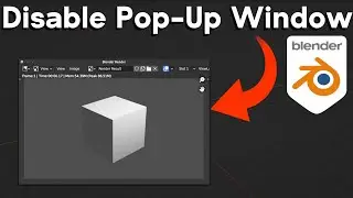 Disable Pop-Up Window When Rendering and Saving Images (Blender)