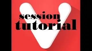 Vivaldi web browser make a session(grouping tabs)