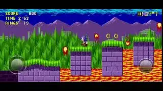 Marble zone act 2 playing sonic the hedgehog™  classic (inferno survival)