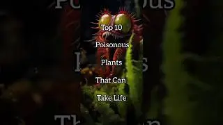 Top 10 Poisonous Plants That Can Take Life #youtubeshorts #shorts