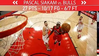 Raptors shot chart: Pascal Siakam keeps finding ways to get to the basket vs. Bulls