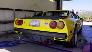 1978 Ferrari 308 with Quattrovalvole Engine and Weber Carburetors, RAW Dyno Footage.