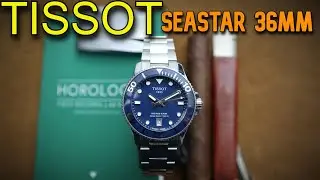 New TISSOT Seastar 1000 36mm Hands On 300m Dive Watch for Smaller Wrists T120.210.11.041.00 Unboxing