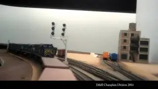 Delaware & Hudson Champlain Division - Full layout tour - N Scale