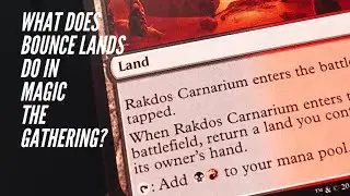Bounce Lands, Magic The Gathering