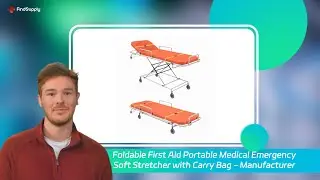 Foldable First Aid Portable Medical Emergency Soft Stretcher with Carry Bag - Manufacturer