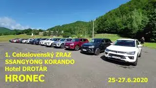 1. celoslovenský zraz Ssangyong Korando