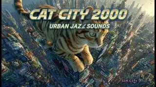 'CAT CITY 2000' Urban Jazz for Studying, Coding, and Working 🏙️🐾