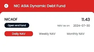 how to Nic Asia dynamic debt fund sip instalment payment by khalti digital app