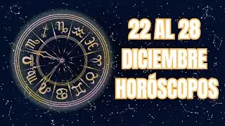 HOR&Oacute;SCOPO SEMANAL DEL 22 AL 28 DE DICIEMBRE CON NIMUEH ♑#hor&oacute;scopo  #signosdelzodiaco #diciembre