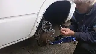 Mercedes Wheels on Vanagon - Wheel Done  Part Two