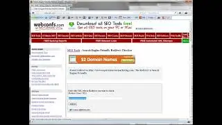 Checking Your Domains for Search Engine Friendly Redirects