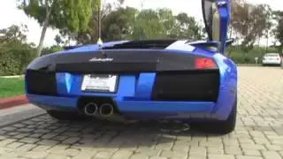 Monterey Blue Lamborghini Murcielago Startup