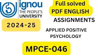 MPCE-046 SOLVED ASSIGNMENT 2024-25
