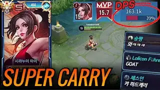 1 vs 5 MAI SIRANUI DIRTY QUCIK COMBO PLAY / Honor of kings, 아너오브킹즈, 王者荣耀, HOK