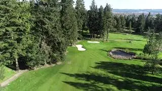 Hole #8 at the Longview Country Club with Panoramic Bridge & City Views