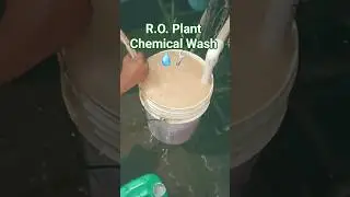 R.O. Plant Chemical Wash | RO Plant Service & Maintenance