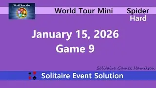 World Tour Mini Game #9 | January 15, 2026 Event | Spider Hard