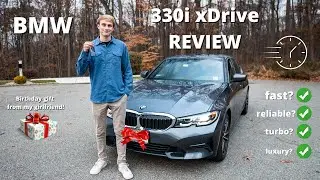 2020 BMW 330i xDrive: Start Up, Test Drive, and REVIEW! (STOCK BURBLES!)