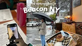 Things to do in Beacon NY vlog | glazed over donuts , thrifting + exploring cafés