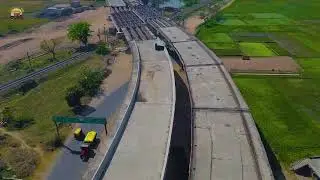 Rajgir Flyover Construction 2025 | Stunning Drone Footage & Progress Update