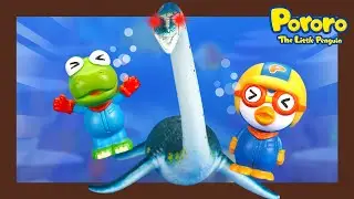 Pororo and Long neck Dinosaur | Elasmosaurus | Dinosaur Play for Kids | Sing Along with Pororo!