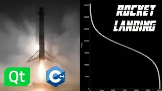 Design a Trajectory for Rocket Landing | C++ and Qt Application!