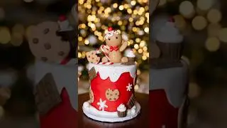 Gingerbread Cake Featuring Satin Ice Fondant