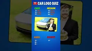 Can You Guess These Car Logos 🚗 #quiz #car #logo #shorts