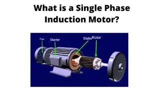 Single phase motor winding Test