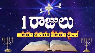 1 Rajulu || First Kings || Telugu Audio Bible _ మొదటి రాజులు