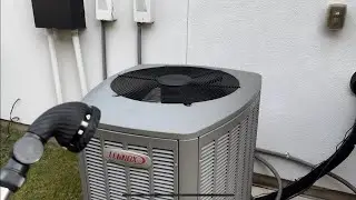 Cleaning my Lennox outdoor AC unit and coils 