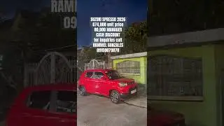 SUZUKI SPRESSO AGS 2026 MODEL RED COLOR. #rammelgonzales #suzukiphilippinespromo2026