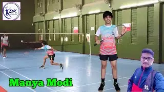 Badminton training drills | Manya Modi