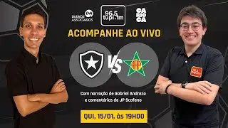 AO VIVO: PORTUGUESA X BOTAFOGO | CAMPEONATO CARIOCA | 1ª RODADA | TAÇA GUANABARA