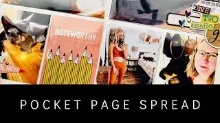 Pocket Page Spread /// Vicki Boutin Print Shop