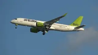 Air Baltic Airbus A220-300 [YL-AAS] | Arrival at Brisbane Airport