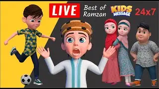 🛑LIVE Best of Ramzan ||  Kids Message Urdu Cartoon Series For Kids || BEST Hindi Cartoons