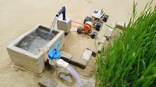 Diy mini water pump part 2 | diy mini tractor | water pump | @ Vishal creative | keepvilla