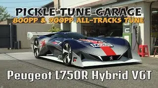 GT7 Build & Tune Garage | Peugeot L750R Hybrid VGT &rsquo;17 | 800PP & 900PP Tune (Update 1.66)