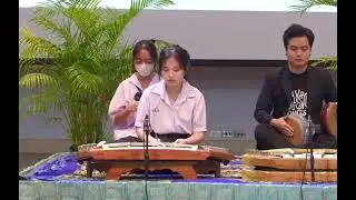 ม่านมงคล   น้องมุข บด 2  เข็มฝีมือศรทอง 8    ดนตรีไทย บ้านครูเก่ง