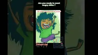 Are you ready to meet Angry Akku ? She is coming tomorrow at 10 am @Spinner of yarns