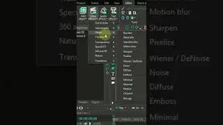 How to add a shadow effect to a text in VSDC - Method 1  | #protechnix #vsdc #videoediting
