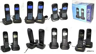 Alcatel E192 DUO: видео обзор радиотелефона DECT