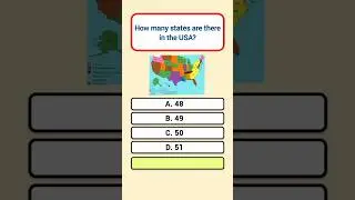 How many states are there in the USA #usa