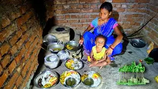 Indian Daily Morning Routing🌄 || Village of jharkhand || Rice With Sag Bhujiya || Sona Charu VLOG#1