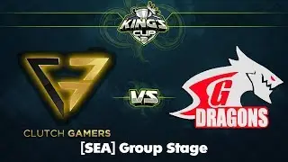 Clutch Gamers vs SGD Game 2 - King's Cup 2 SEA: Group Stage w/ Xyclopzz, GoDz, Danelie & Tsunami