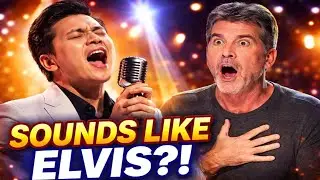 He Opened His Mouth&hellip; And Sounded EXACTLY Like ELVIS 😱 | Filipino Singer SHOCKS Simon Cowell on #AGT