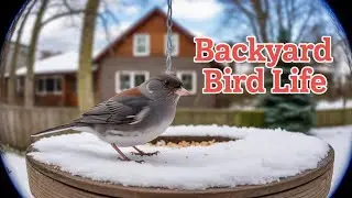 Peaceful Backyard Bird Feeder 🐦🌿 ASMR