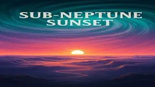Sub-Neptune Sunset 🌅  | Lo-Fi Exoplanet Views